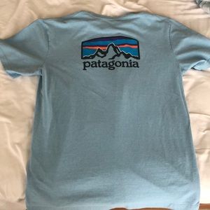 PATAGONIA LIGHT BLUE TSHIRT